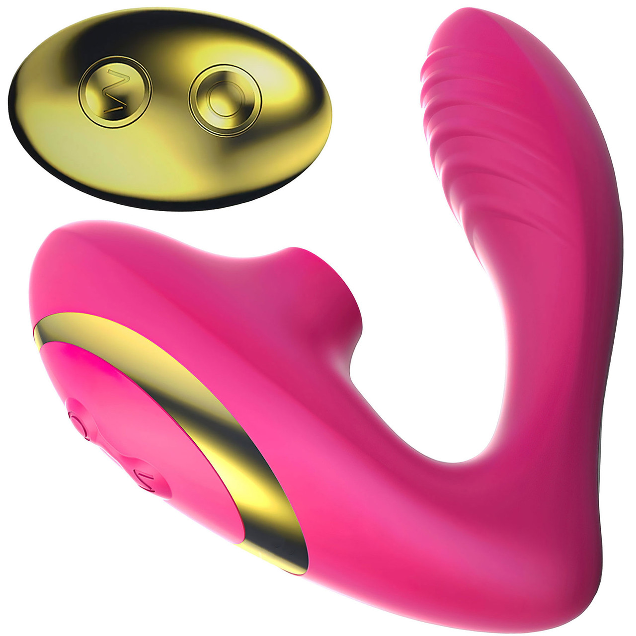 Tracy's Dog OG PRO Clitoral Sucking Vibrator With Pleasure Air, G-Spot  Vibration & Remote - Pink, Silicone, Rechargeable
